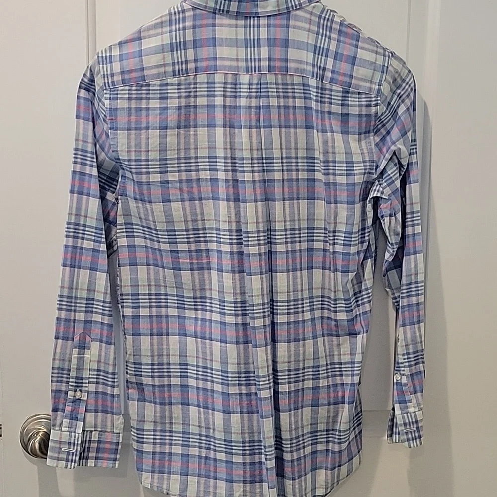 Vineyard Vines Boys Large (16) cotton plaid shirt - Picture 5 of 5